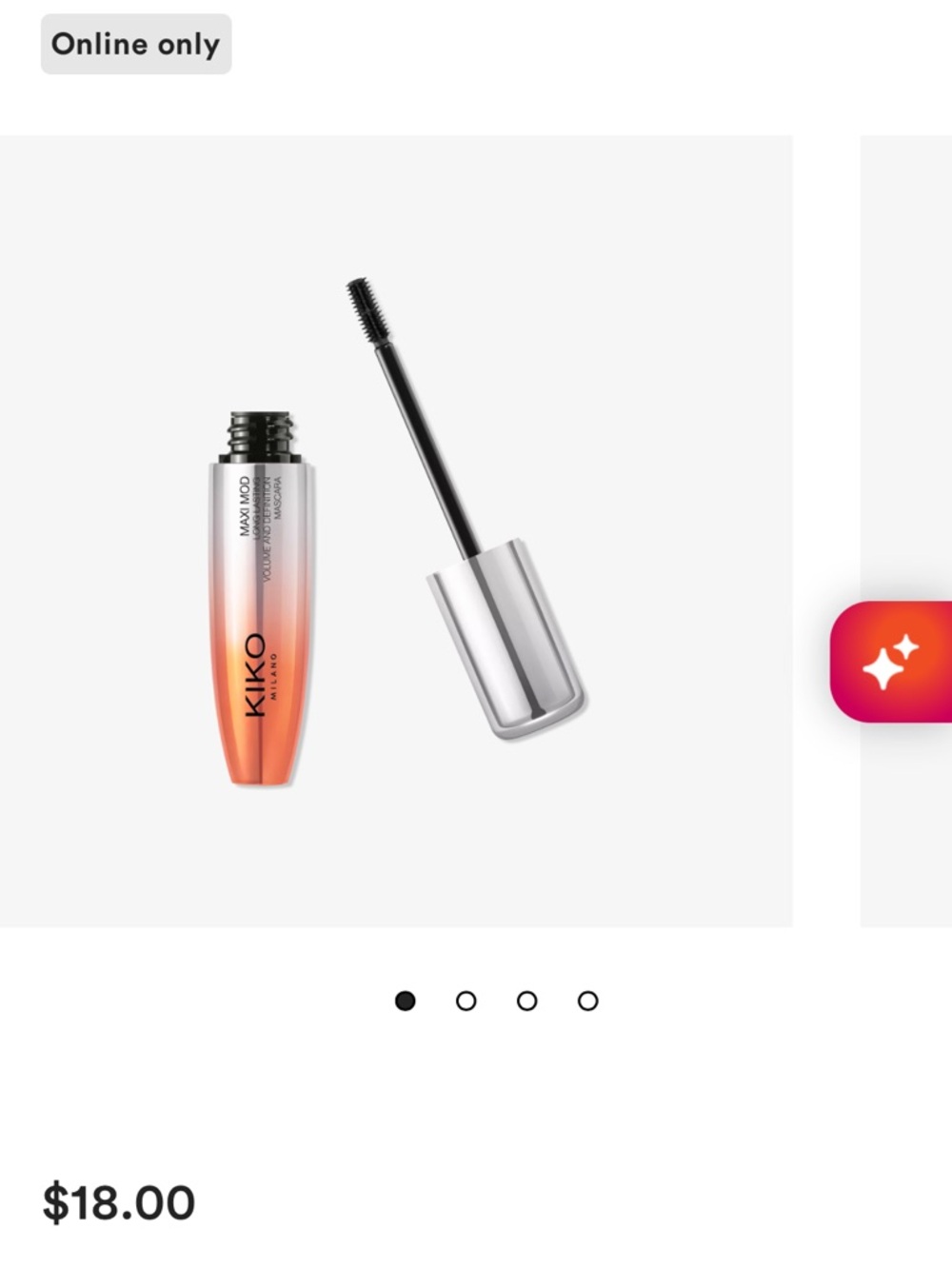 Milano Mascara in Orange-to-Silver Ombré